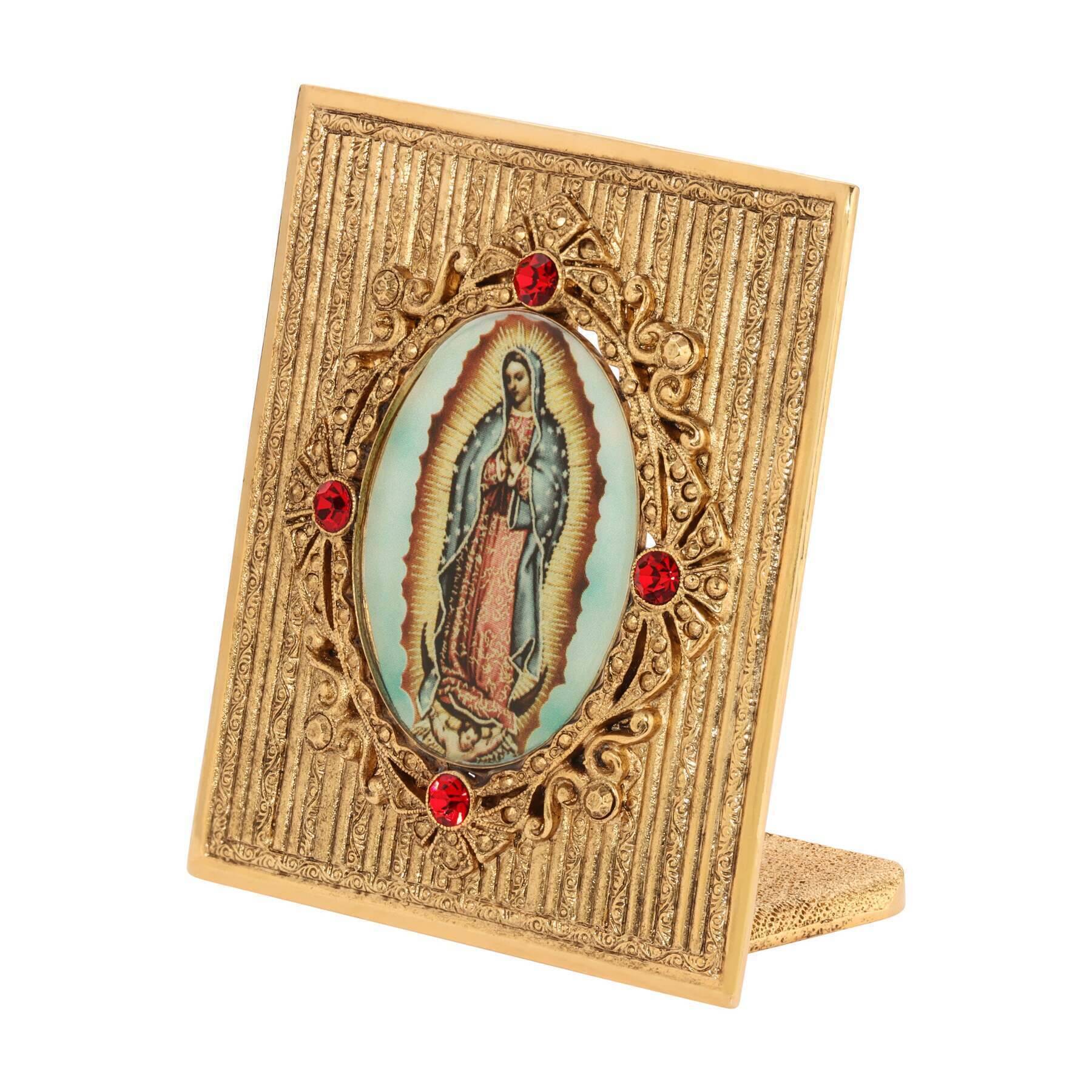 Symbols Of Faith Our Lady Of Guadalupe Tabletop Decor Plaque